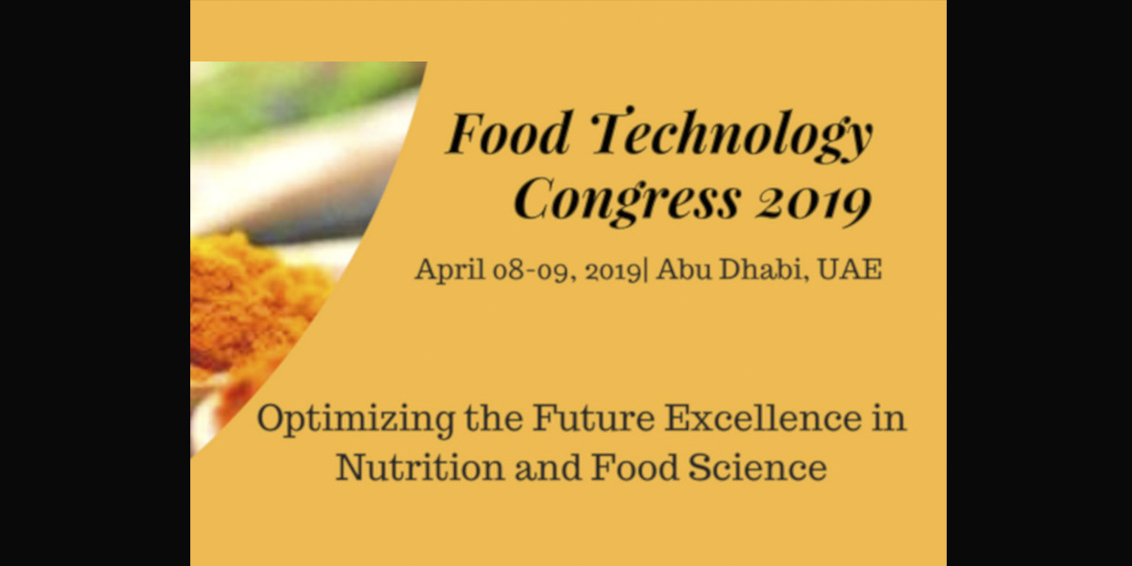 Food Technology Congress 2019 In The Uae