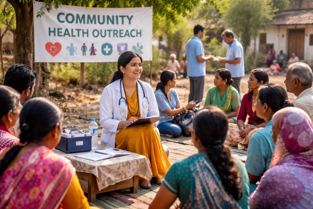 Community Health Outreach: Strengthening Grassroots Mental Wellness Through Structured Programs