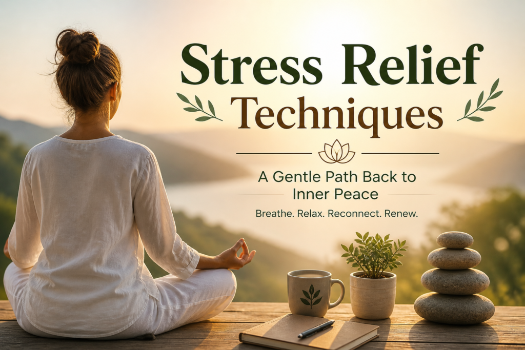 Stress Relief Techniques: A Gentle Path Back to Inner Peace