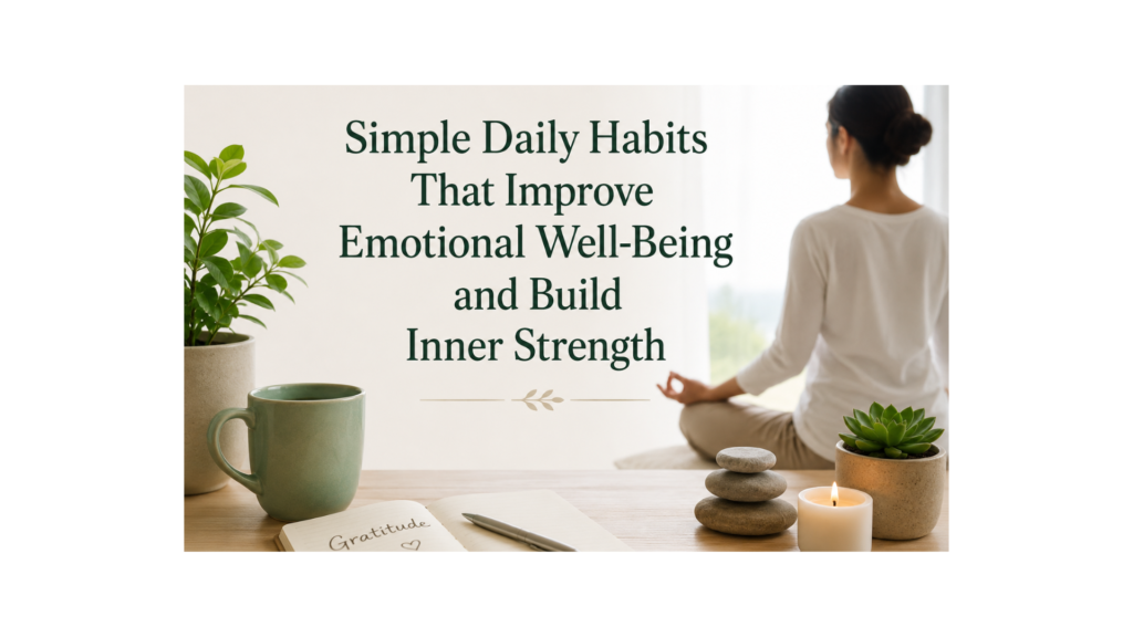 Simple Daily Habits That Improve Emotional Well-Being and Build Inner Strength