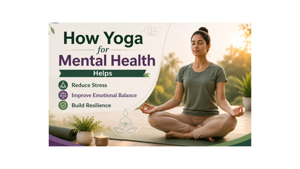 How Yoga for Mental Health Helps Reduce Stress, Improve Emotional Balance, and Build Resilience